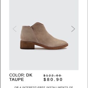 Dolce vita booties 7.5